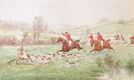 The Royal Stag Hunt in Windsor Park