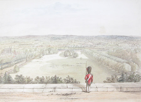 A Bird's Eye View, Windsor from the North Terrace,