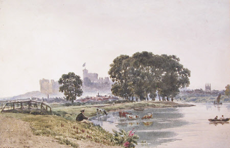 Windsor from the Brocas Meadows