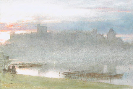 Windsor from the River, Dawn
