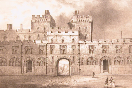 The New Gateway, from the Interior of the Square, Windsor Castle, Berkshire