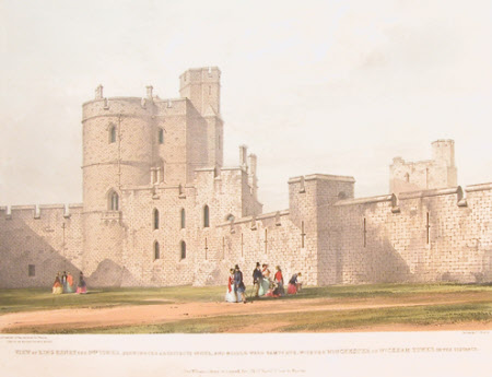 View of King Henry III's Tower, Windsor Castle (after Michael Gandy)