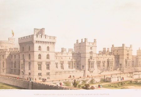 View of Part of the East and South Fronts of Windsor Castle (after Michael Gandy)