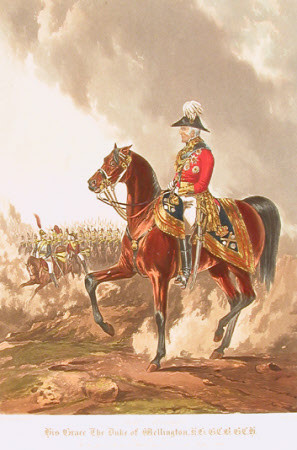 Arthur Wellesley, 1st Duke of Wellington, KG, KB, MP (1769-1852) at a Grand Review in Windsor Great ...