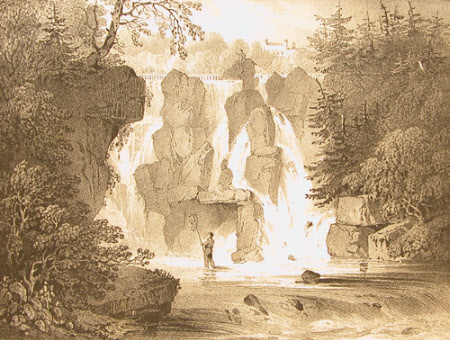 The Cascade, Virginia Water (after William Alfred Delamotte)