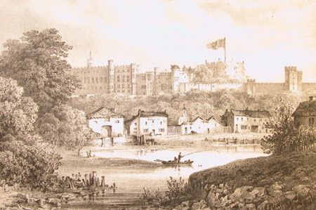 Windsor Castle from the Fields adjoining Eton Play Grounds