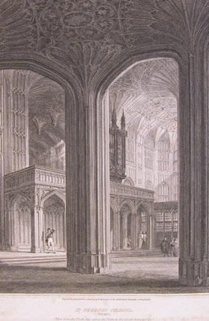 View from the North Aisle, across the Nave to the South Transept, St George's Chapel, Windsor ...