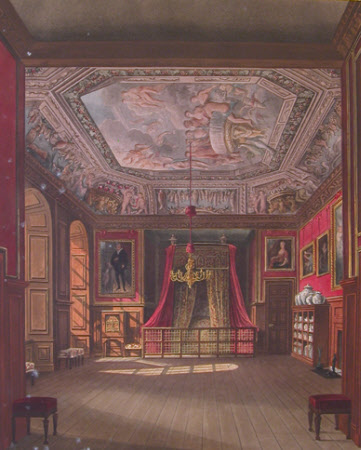 Queen Ann's Bed, Windsor Castle (after Charles Wild)