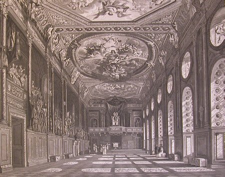 The Queen's Guard Chamber, Windsor Castle (after Charles Wild)