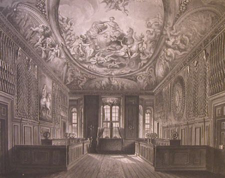 St George's Hall, Windsor Castle (after Charles Wild)