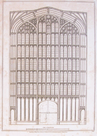 Geometrical Elevation of the Western Window, St George's Chapel, Windsor