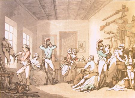 English Barracks (after Thomas Rowlandson)