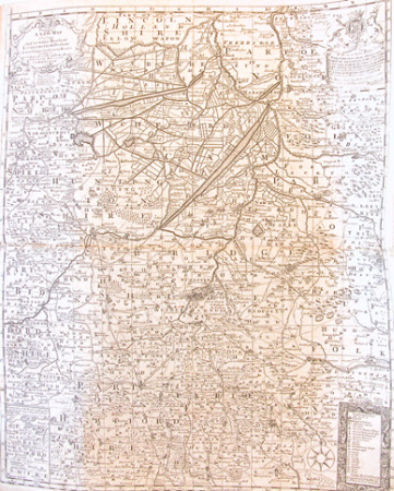 Map of Counties, Hundreds, Ecclesiastical divisions, etc, within 20 miles of Cambridge