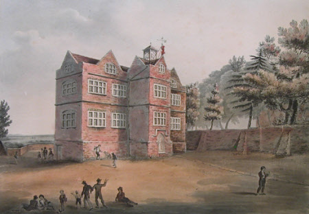 East View of Harrow School, Middlesex (after T. Rickards)
