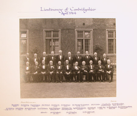 Lieutenancy of Cambridgeshire (Huttleston Rogers Broughton, 1st Lord Fairhaven, (1896-1966) seated ...