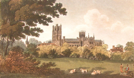 Ely Cathedral, Cambridgeshire from the South West