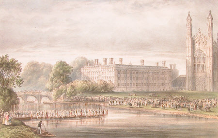 The Meeting on the Cam of the Cambridge Boat Clubs, Cambridgeshire (after Joseph Murray Ince)