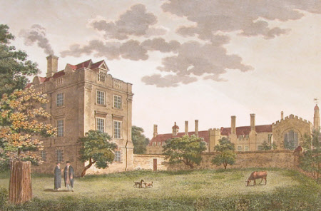 Christ's College, Cambridge (after John Kirby Baldrey) 