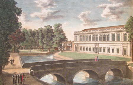 A View of Trinity College Bridge and Library, and Part of St John's College, Cambridge