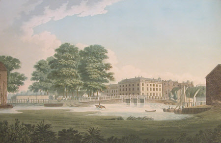Queen's College in the University of Cambridge (after Richard Bankes Harraden) 