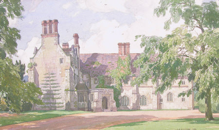 The East Front, Anglesey Abbey, Cambridgeshire: 1941