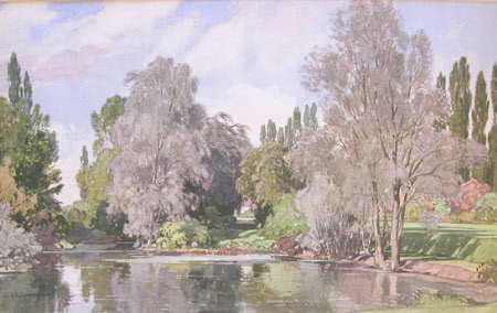 The Quarry Pond, Anglesey Abbey, Cambridgeshire: 1956