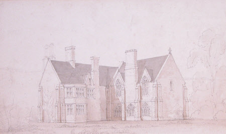 Proposed Elevations, North East Front, Anglesey Abbey, Cambridgeshire: 1849