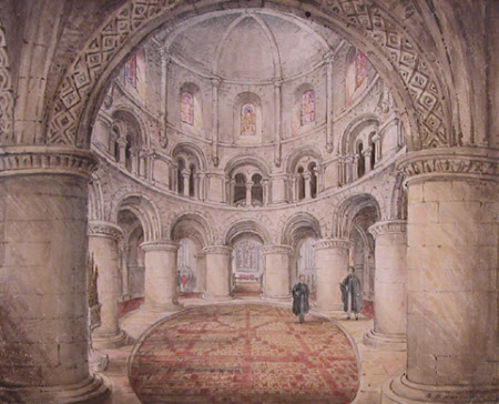 The Church of the Holy Sepulchre, Cambridge: 1844
