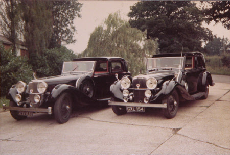 2 Rolls Royce Phantom classic cars, belonging to Huttleston Rogers Broughton, 1st Lord Fairhaven ...