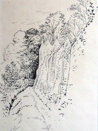 The Octagon and Garden Wall at Melford Hall, Suffolk