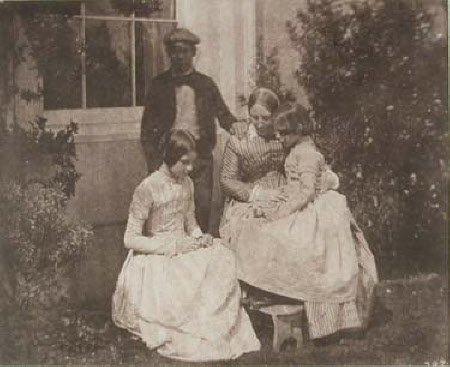 Family Group at Penllergare. c.1853