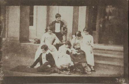 Family Group in front of Penllergare