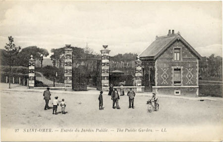 27.  Entrance to the public, Saint-Omer, France.-
