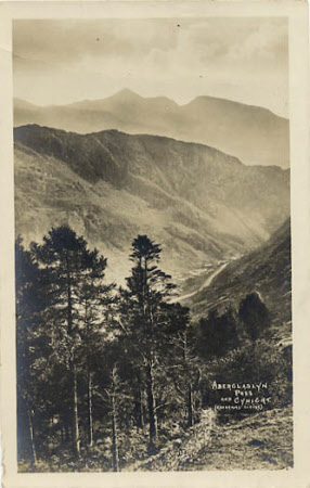 Aberglaslyn Pass and Cynight. Snowdonia, Gwynedd, North Wales