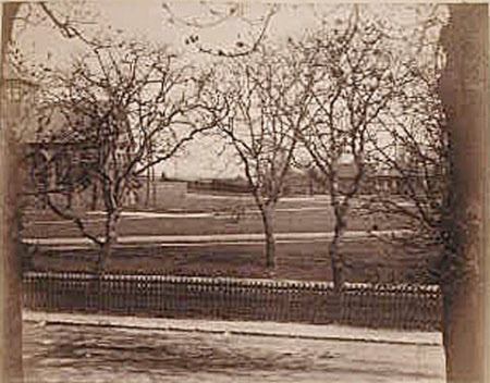 “Taken from drawing room of No. 8, Mausion Row, Chatham”
