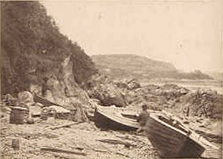 “Near bathing place, Ann Port, Jersey”