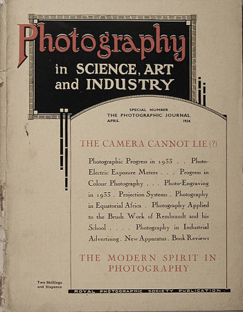 Photography in Science, Art and Industry.
