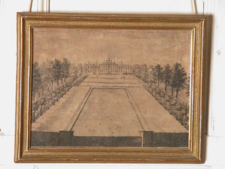 The East Front and Garden at Erddig, Wrexham: c.1730