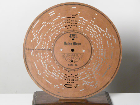 Musical card disc