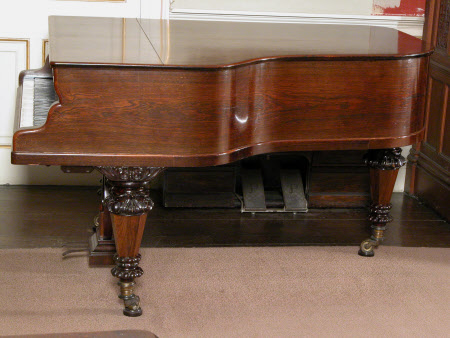 Baby grand piano