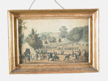 The Meeting of the Royal British Bowmen in the grounds of Erddig, Denbighshire, 1822 (after John ...