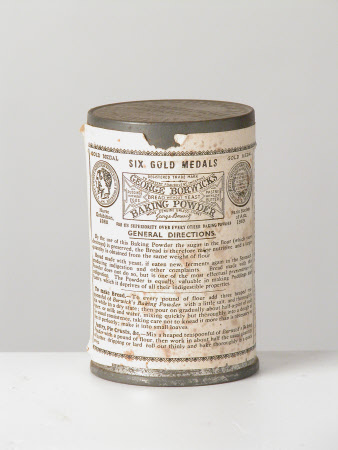 Baking powder tin