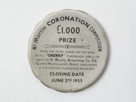 Marmalade jar lid