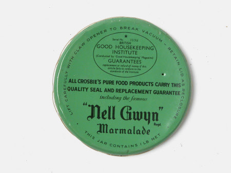 Marmalade jar lid