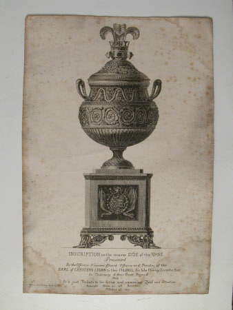 A Vase presented to Sir John Fleming Leicester, 5th Bt and 1st Baron de Tabley (1762-1827) by the ...