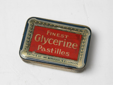 Glycerine pastilles box