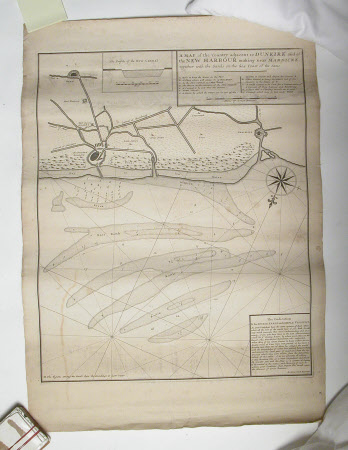 A Map of the Country adjacent to Dunkirk and of the New Harbour.