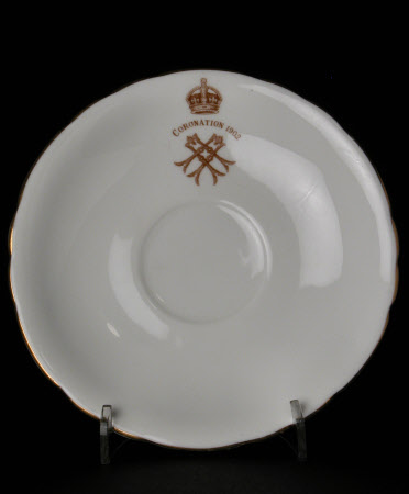 Commemorative saucer