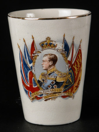 Beaker to commemorate the coronation of King Edward VIII, later Duke of Windsor (1894-1972) 
