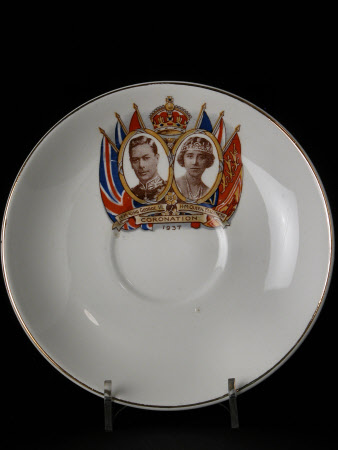 Commemorative saucer